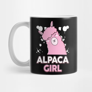 Alpaca Girl Mug